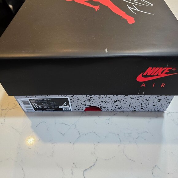 Nike Air Jordan 4 Retro OG White Cement 2025 FV5029-100 Men’s Size 10 Brand New - Picture 13 of 13